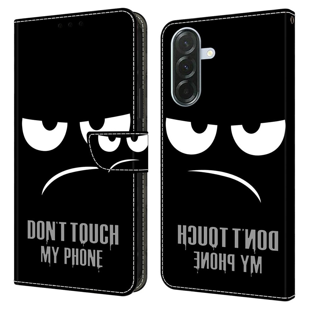 For Samsung Galaxy A37 5G Case Magnetic Clasp 3D Pattern Leather Wallet Phone Cover