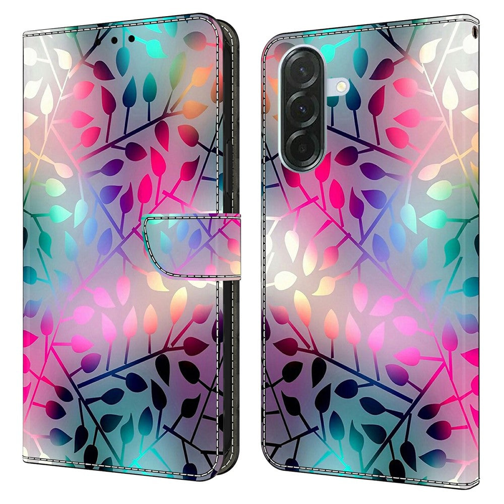 For Samsung Galaxy A37 5G Case Magnetic Clasp 3D Pattern Leather Wallet Phone Cover