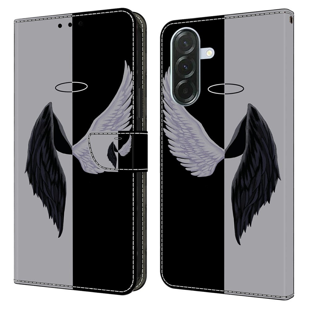 For Samsung Galaxy A37 5G Case Magnetic Clasp 3D Pattern Leather Wallet Phone Cover