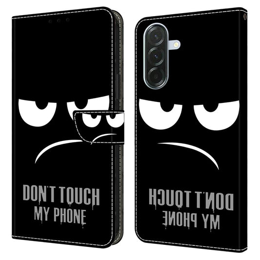 Galaxy A57 5G Handyhülle – Phone Case Brieftaschenhülle aus Leder mit Magnetverschluss und 3D-Muster