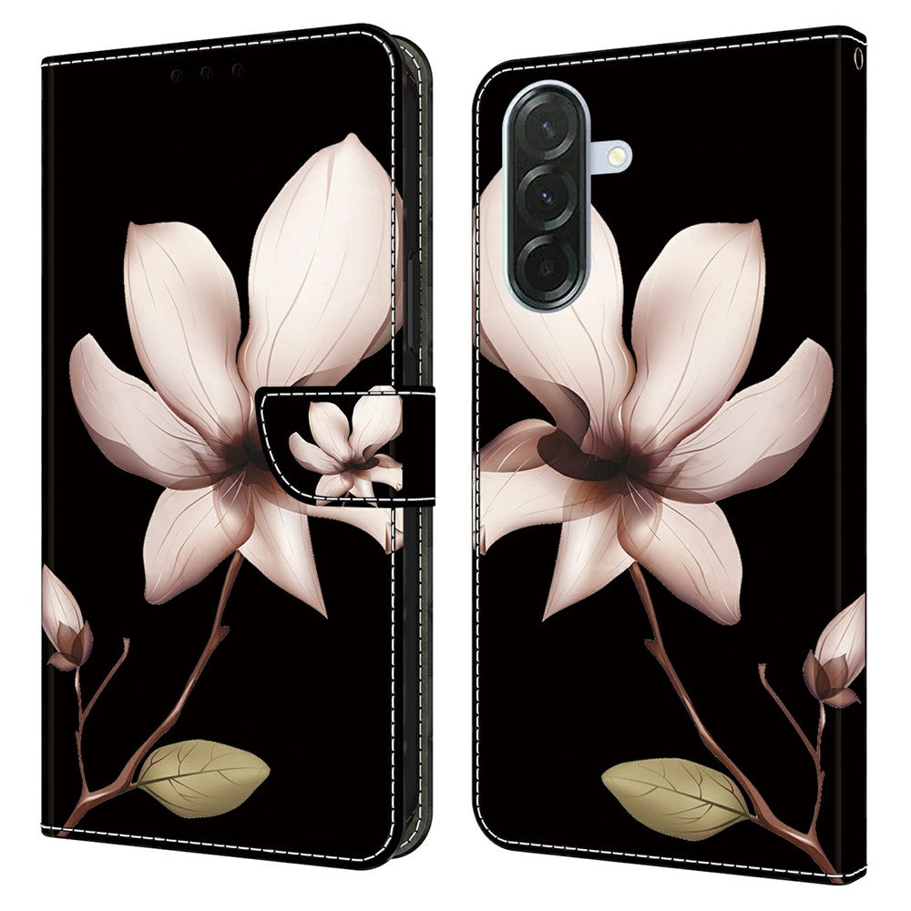Phone Case For Samsung Galaxy A57 5G Magnetic Clasp 3D Pattern Leather Wallet Cover