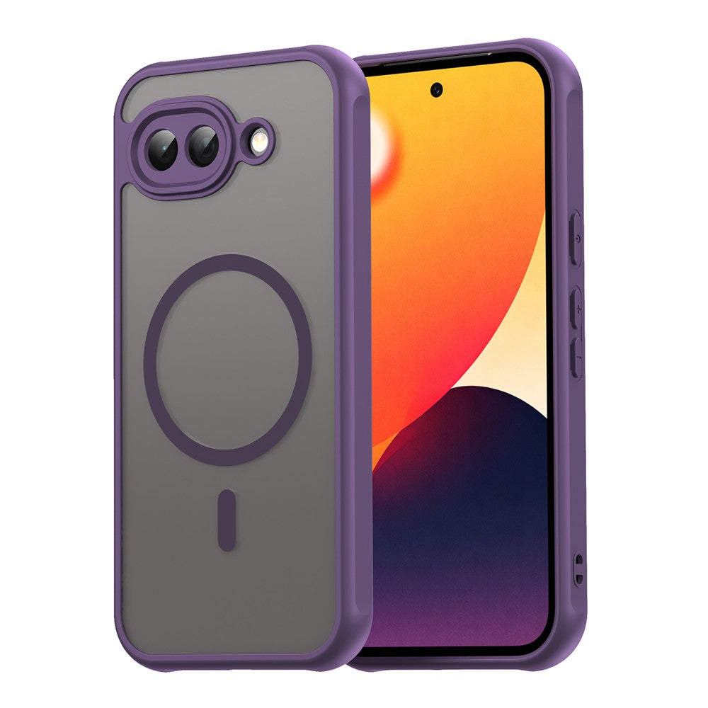 For Google Pixel 10a Magnetic Case Anti Drop PC + TPU Phone Cover