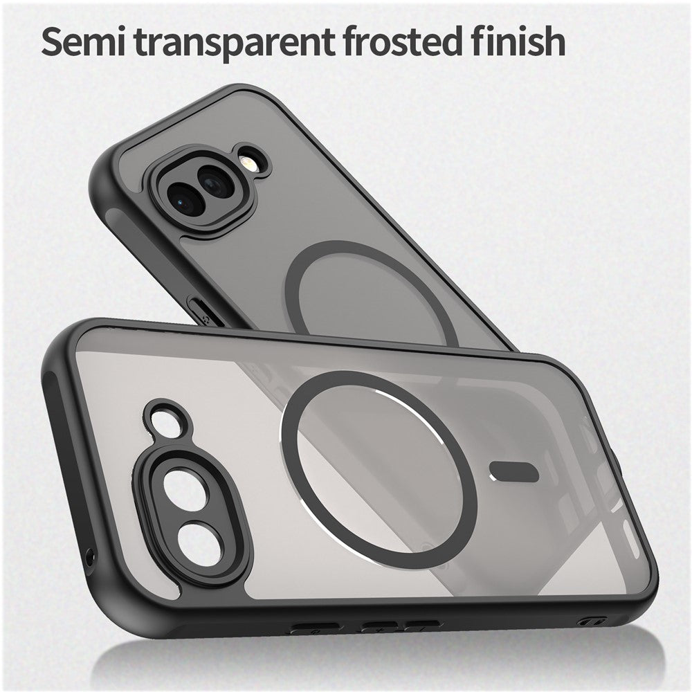 For Google Pixel 10a Magnetic Case Anti Drop PC + TPU Phone Cover