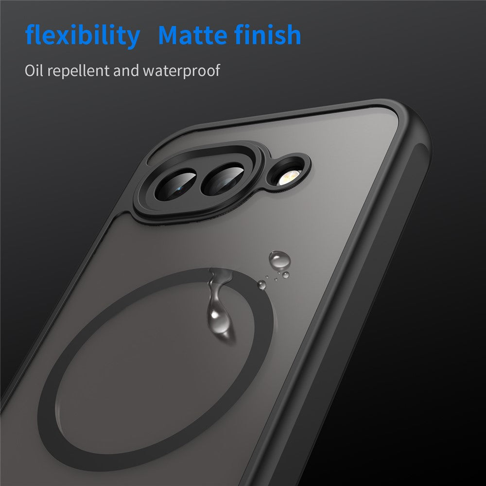 For Google Pixel 10a Magnetic Case Anti Drop PC + TPU Phone Cover