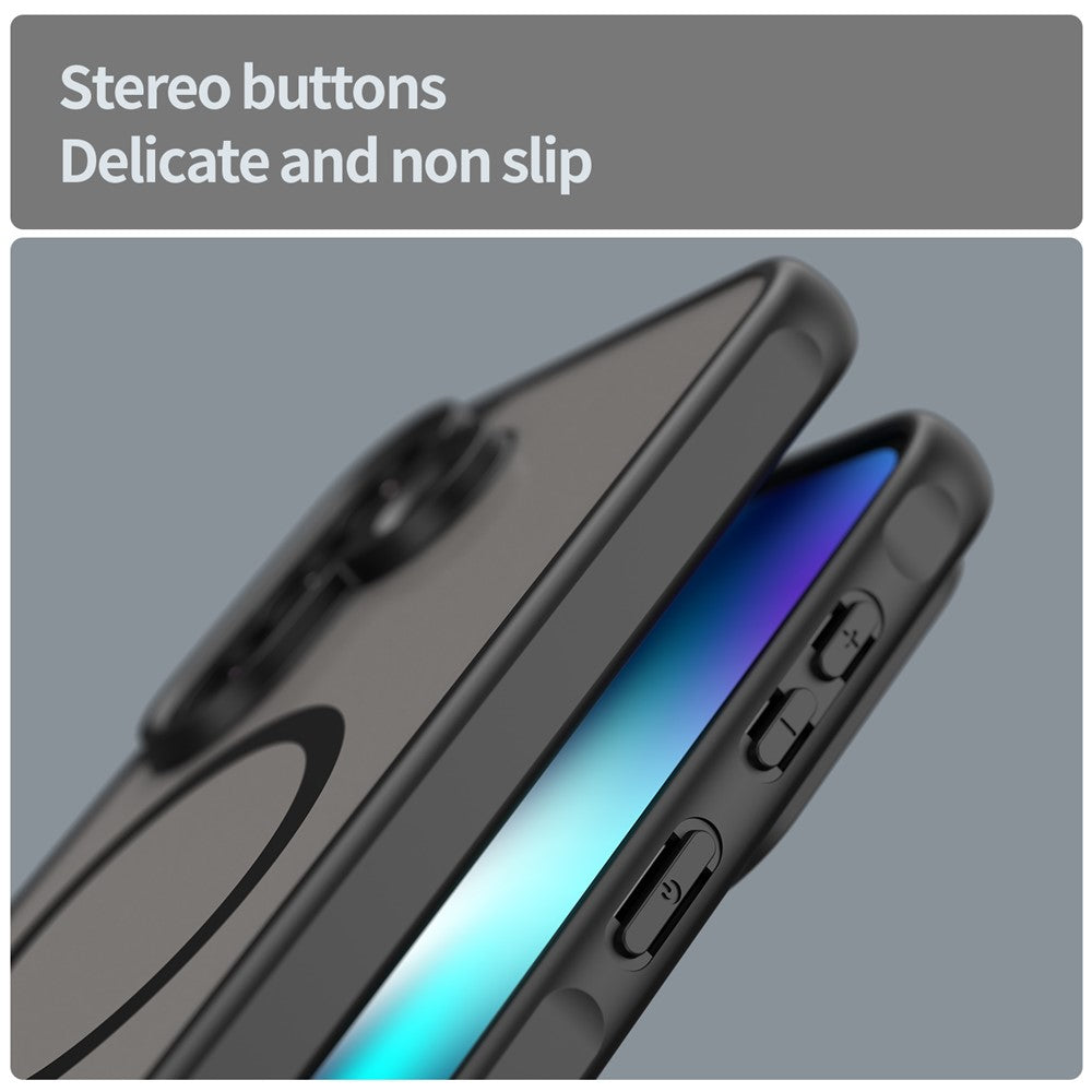 For Samsung Galaxy A37 5G Magnetic Case Anti Drop PC + TPU Phone Cover