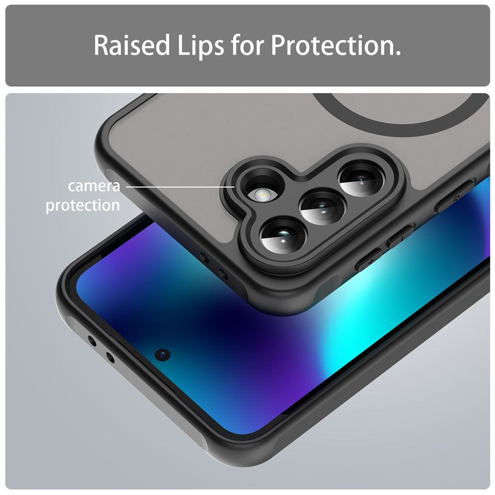 For Samsung Galaxy A37 5G Magnetic Case Anti Drop PC + TPU Phone Cover
