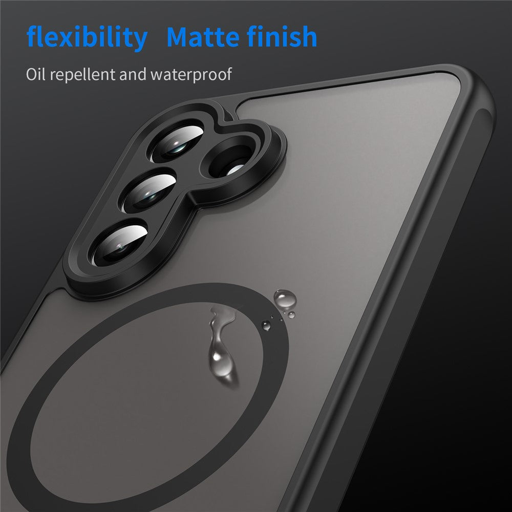 For Samsung Galaxy A37 5G Magnetic Case Anti Drop PC + TPU Phone Cover