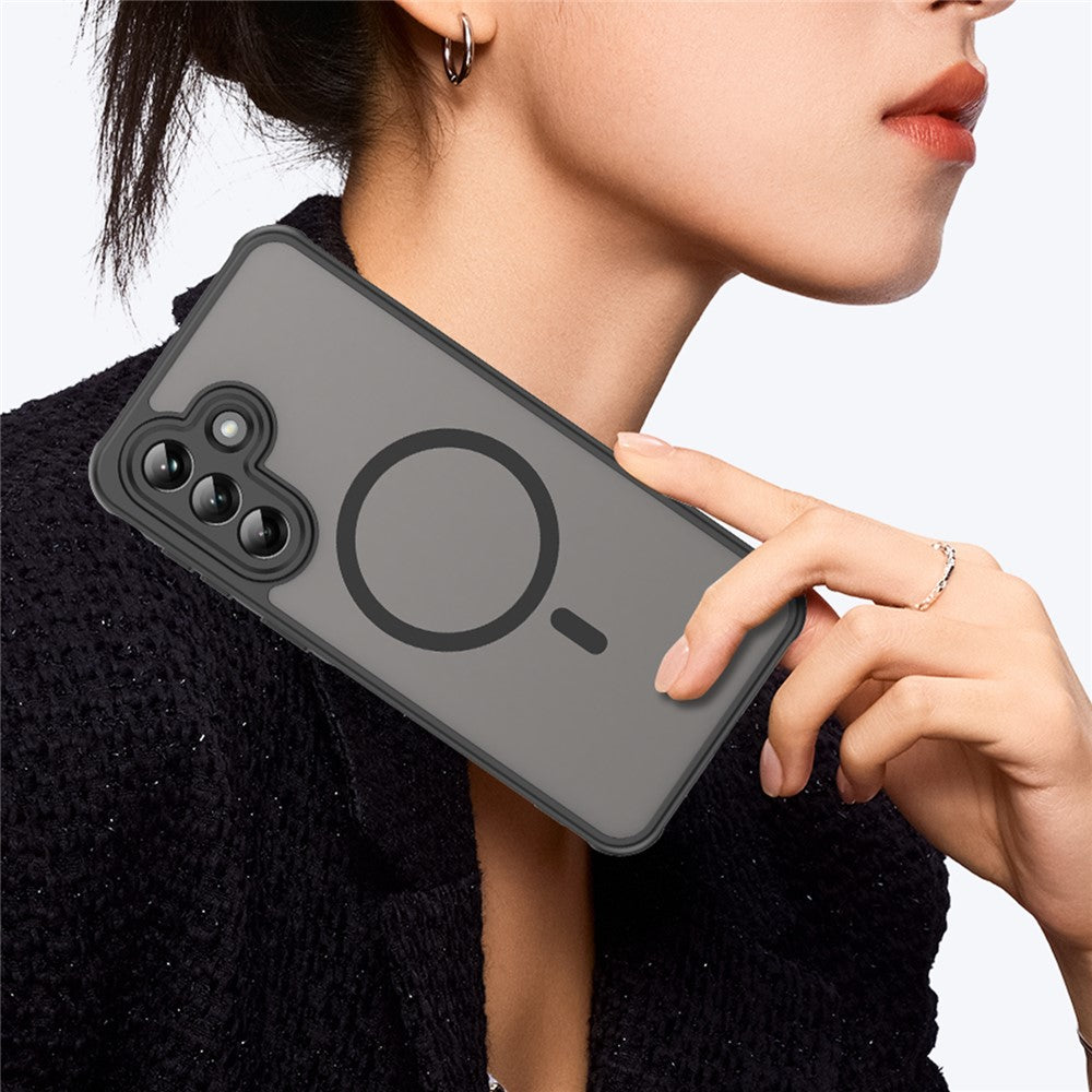 For Samsung Galaxy A37 5G Magnetic Case Anti Drop PC + TPU Phone Cover