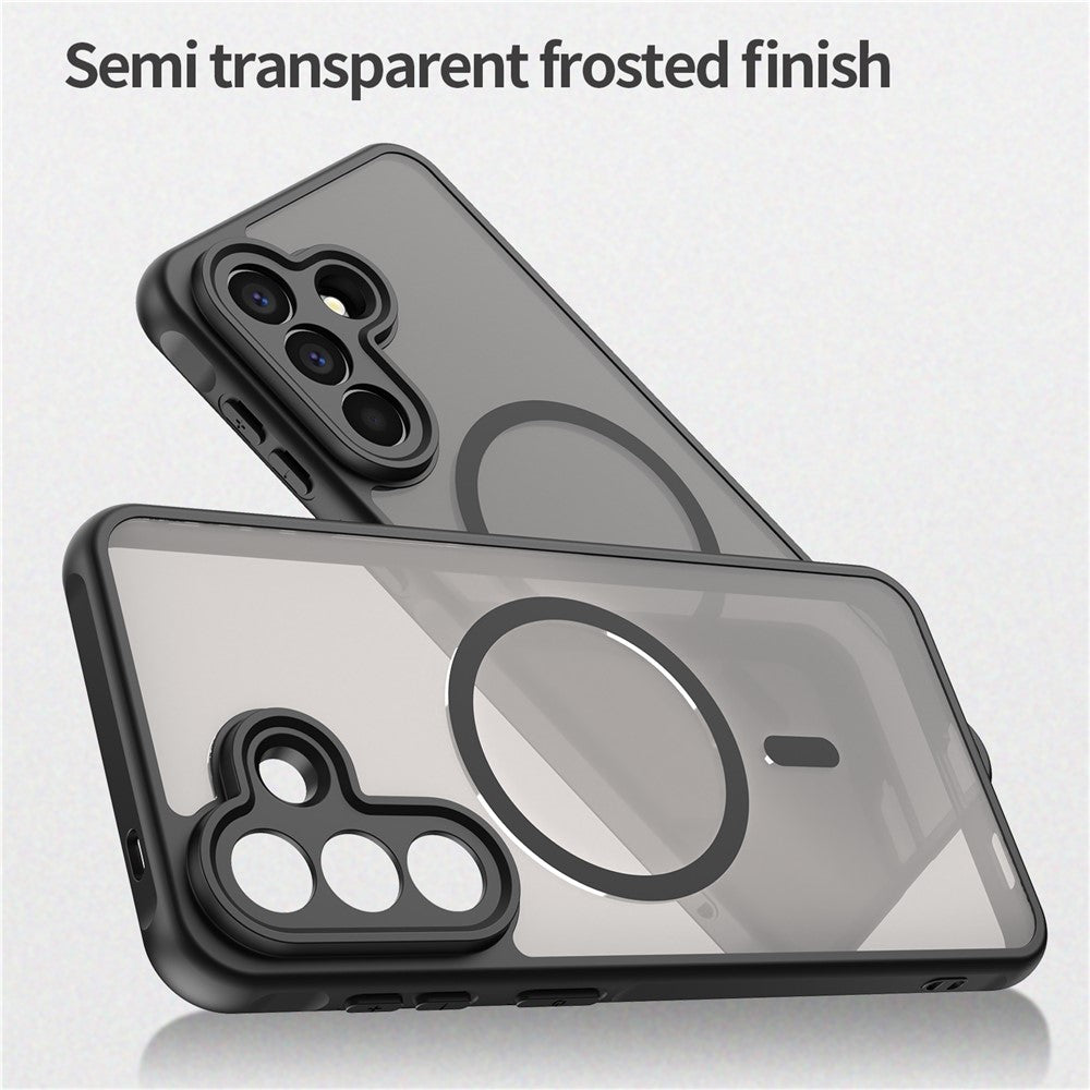 For Samsung Galaxy A57 5G Magnetic Case Anti Drop PC + TPU Phone Cover