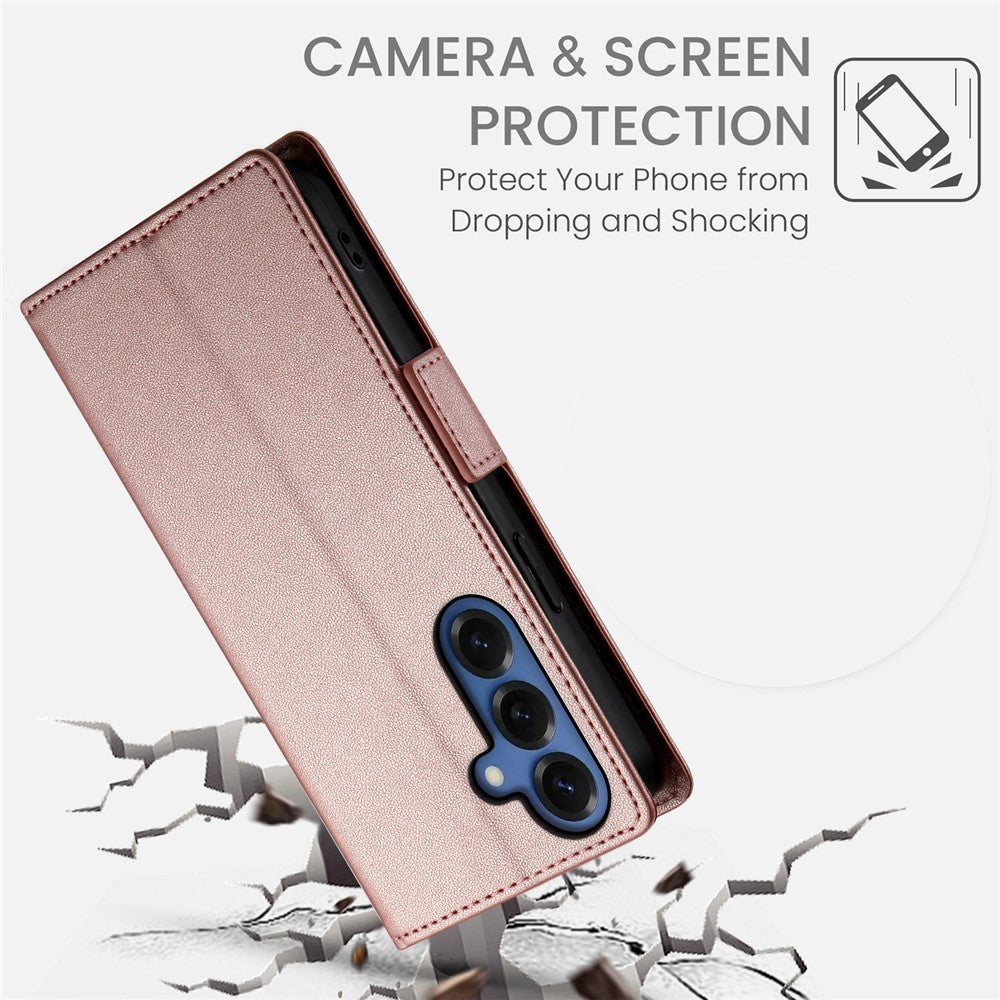 For Samsung Galaxy S26+ Stand Case PU Leather Wallet Phone Cover