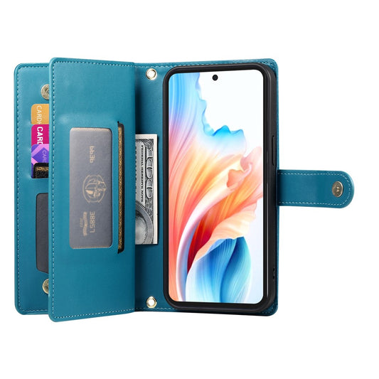 Galaxy S26 Ultra Handyhülle – mit Reißverschlusstasche, Geldbörse, Leder- mit Riemen