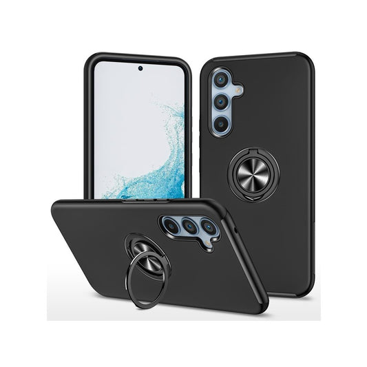 Galaxy S26 Handyhülle – Gehäuse PC + TPU- mit drehbarem Ringhalter