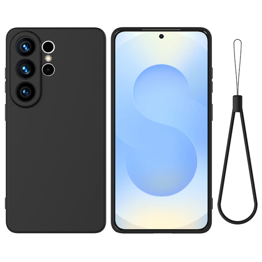 Galaxy S26 Ultra Handyhülle – Flüssige Silikonhülle mit Handschlaufe