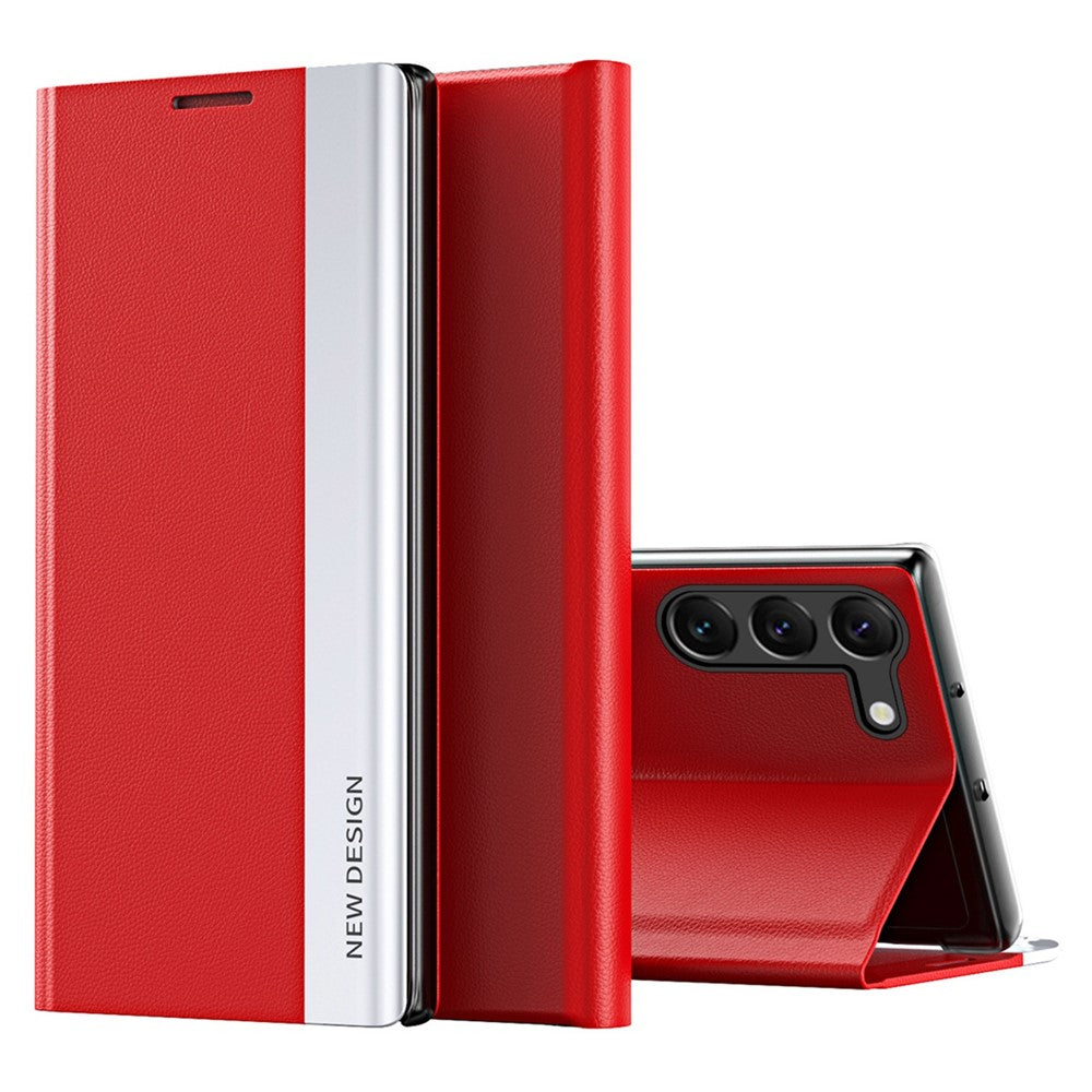 Galaxy S23 Klappbare Hülle – elegant, stoßfest, mit Ständer & galvanisierter Oberfläche