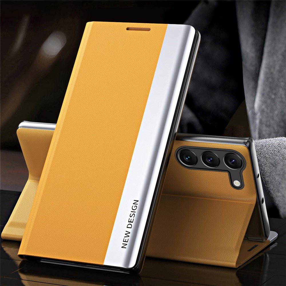 Galaxy S23 Plus Klappbare Hülle – elegant, stoßfest, mit Ständer & galvanisierter Oberfläche