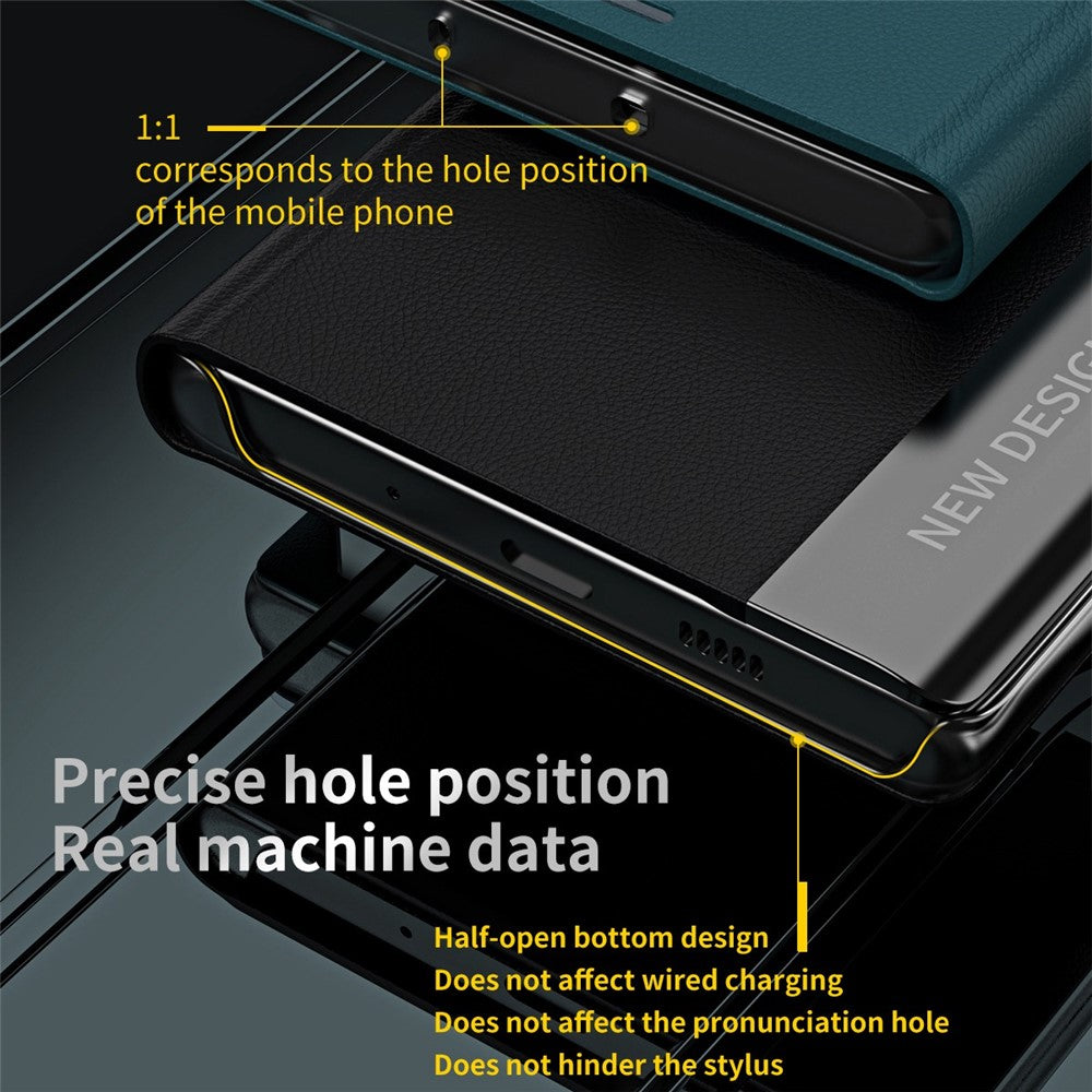 Galaxy S23 Plus Klappbare Hülle – elegant, stoßfest, mit Ständer & galvanisierter Oberfläche
