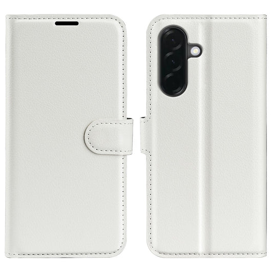 Galaxy A37 5G Handyhülle – mit Ständer, Litschi-Textur, stoßfeste Leder