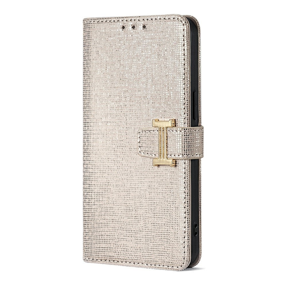For Honor Magic8 5G Case Metal I-Buckle PU Leather Wallet Phone Cover