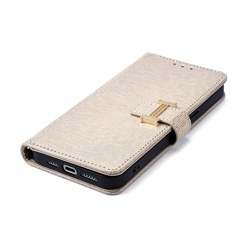 For Honor Magic8 Pro 5G Case Metal I-Buckle PU Leather Wallet Phone Cover