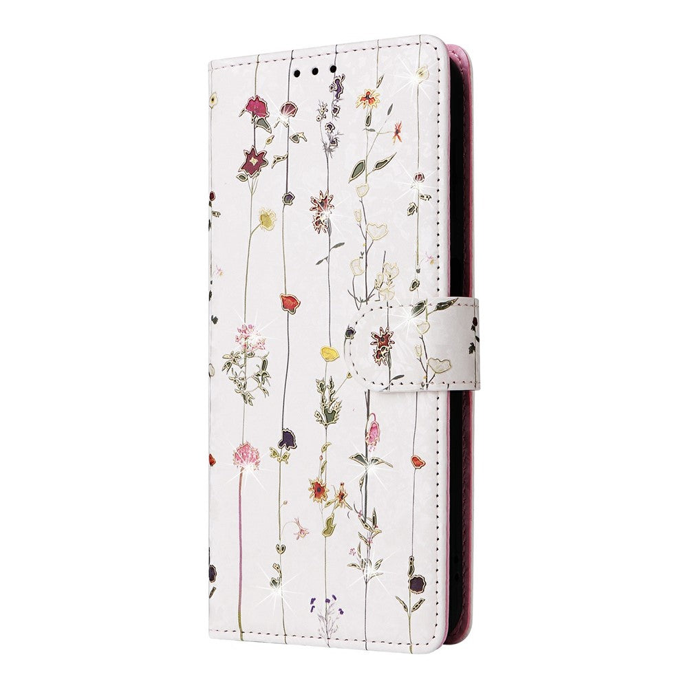 For Samsung Galaxy S26+ Case RFID Blocking Flower Leather Phone Cover