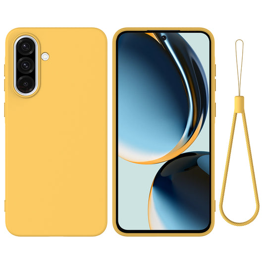Galaxy A37 5G Handyhülle – Flüssige Silikonhülle mit Handschlaufe