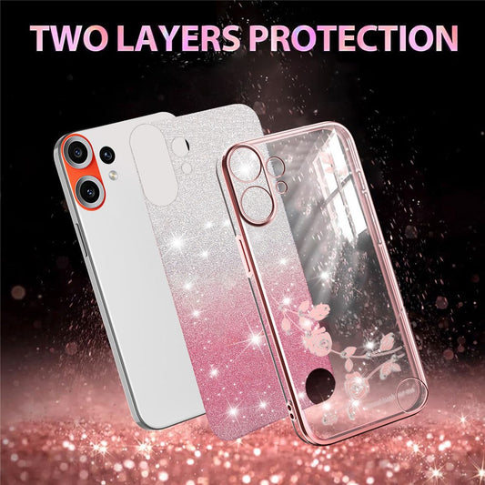 KADEM For Nothing CMF Phone 2 Pro Case Flower TPU Flexible Gradient Phone Cover