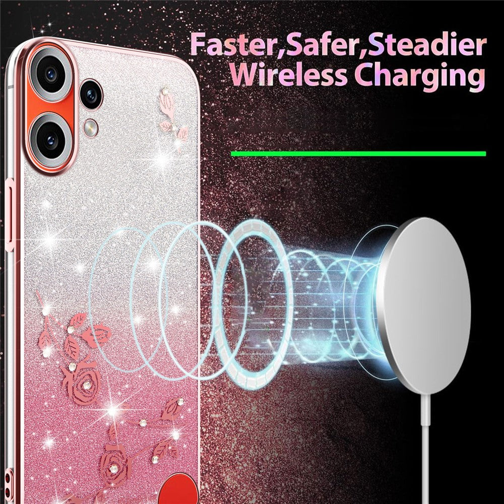 KADEM For Nothing CMF Phone 2 Pro Case Flower TPU Flexible Gradient Phone Cover
