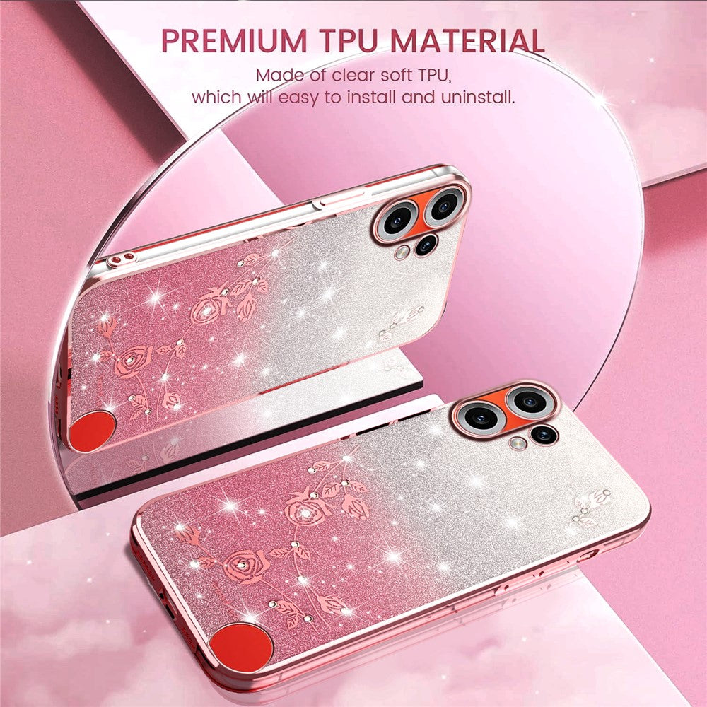 KADEM For Nothing CMF Phone 2 Pro Case Flower TPU Flexible Gradient Phone Cover