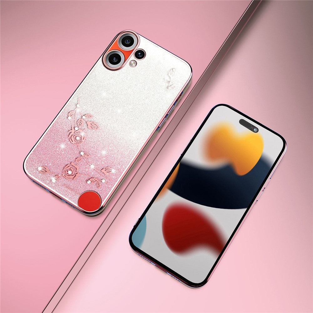 KADEM For Nothing CMF Phone 2 Pro Case Flower TPU Flexible Gradient Phone Cover