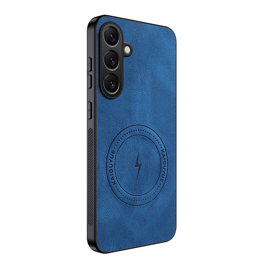 Galaxy A37 5G Handyhülle – WANLONFENG Magnetisches Gehäuse der SD1-Serie, Nappa-Textur, PC-TPU