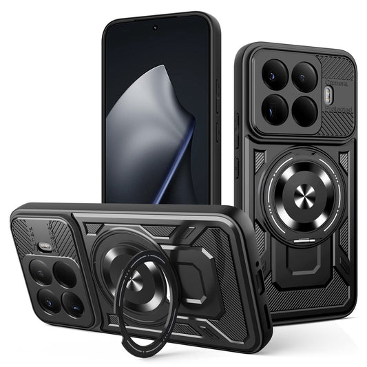 Xiaomi 15T Pro Handyhülle – Magnetische , drehbarer Ständer, TPU + PC