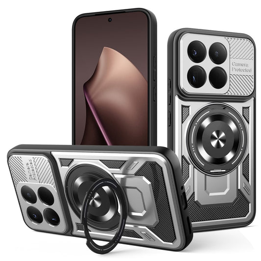 Xiaomi 15T Handyhülle – Magnetische , drehbarer Ständer, TPU + PC