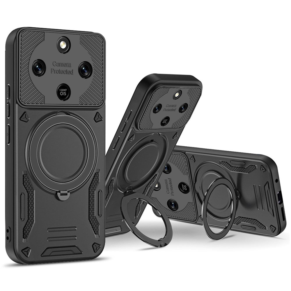 Honor Magic8 Lite 5G / X9d 5G / X70 5G Magnetische Handyhülle – Aus stoßfestem TPU & PC, mit integriertem Ständer