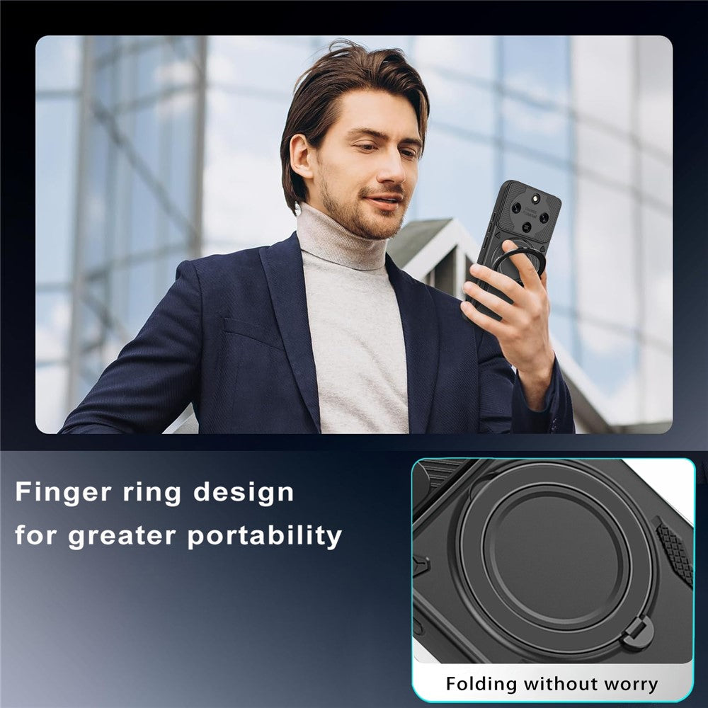 Honor Magic8 Lite 5G / X9d 5G / X70 5G Magnetische Handyhülle – Aus stoßfestem TPU & PC, mit integriertem Ständer
