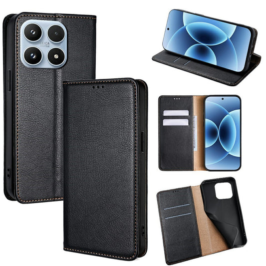 Xiaomi 17 Handyhülle – Brieftasche PU-Leder Magnetische, automatisch absorbierte