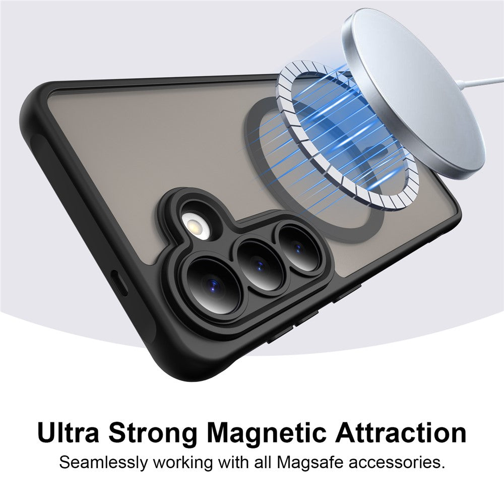 For Samsung Galaxy S26  /  S26 Pro Magnetic Case Anti Drop PC + TPU Phone Cover
