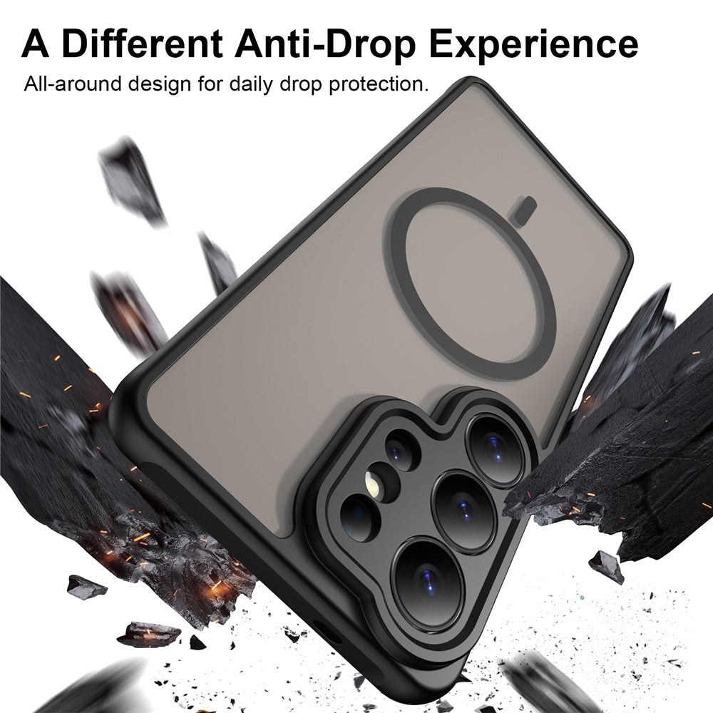 For Samsung Galaxy S26 Ultra Magnetic Case Anti Drop PC + TPU Phone Cover