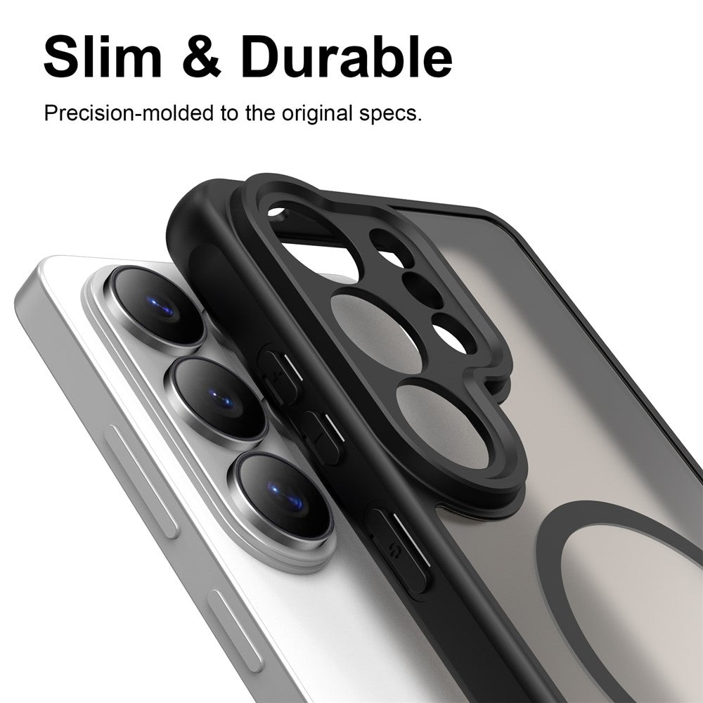 For Samsung Galaxy S26 Ultra Magnetic Case Anti Drop PC + TPU Phone Cover