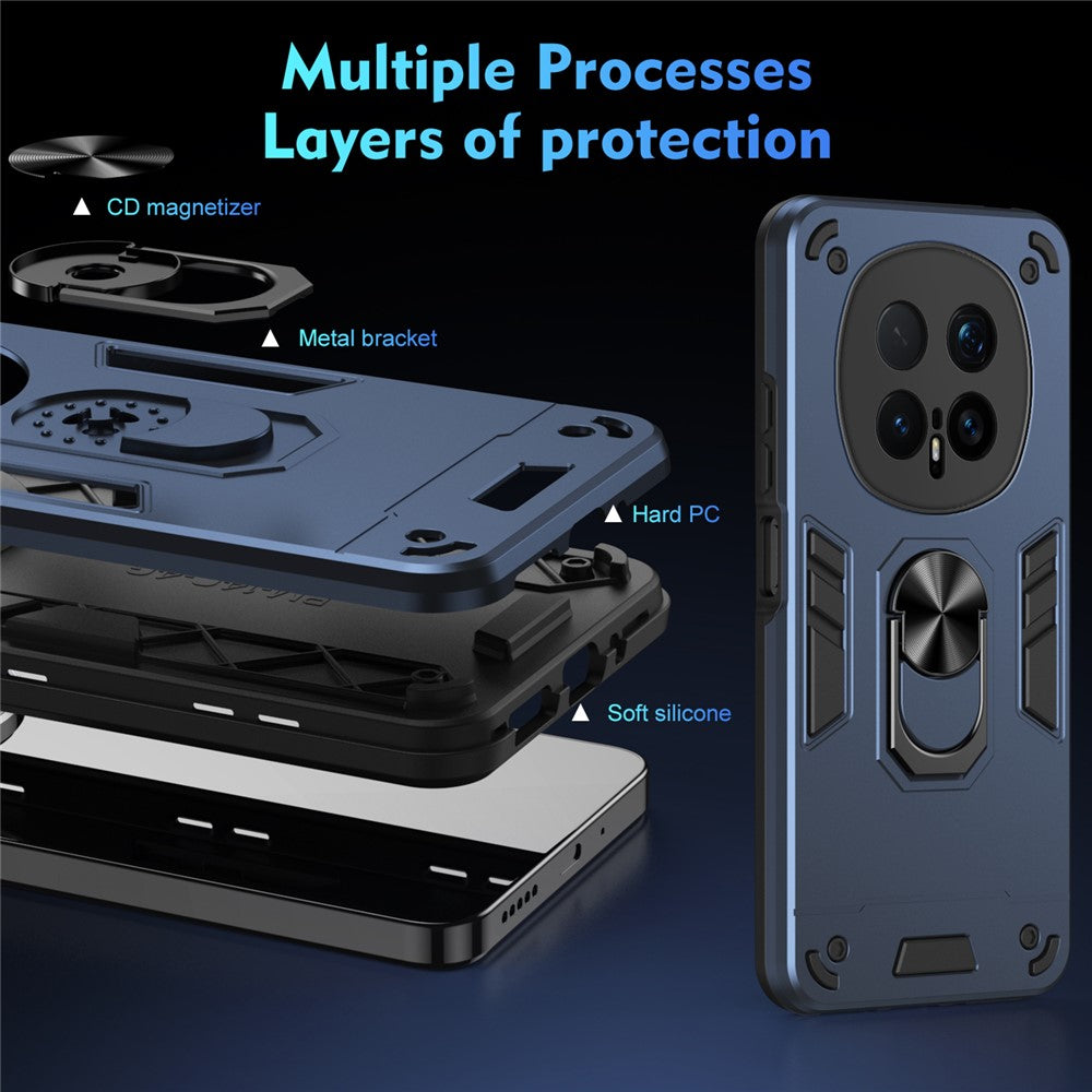 Honor Magic8 Pro 5G Handyhülle – Aus PC + TPU, mit Fallschutz & Ringständer
