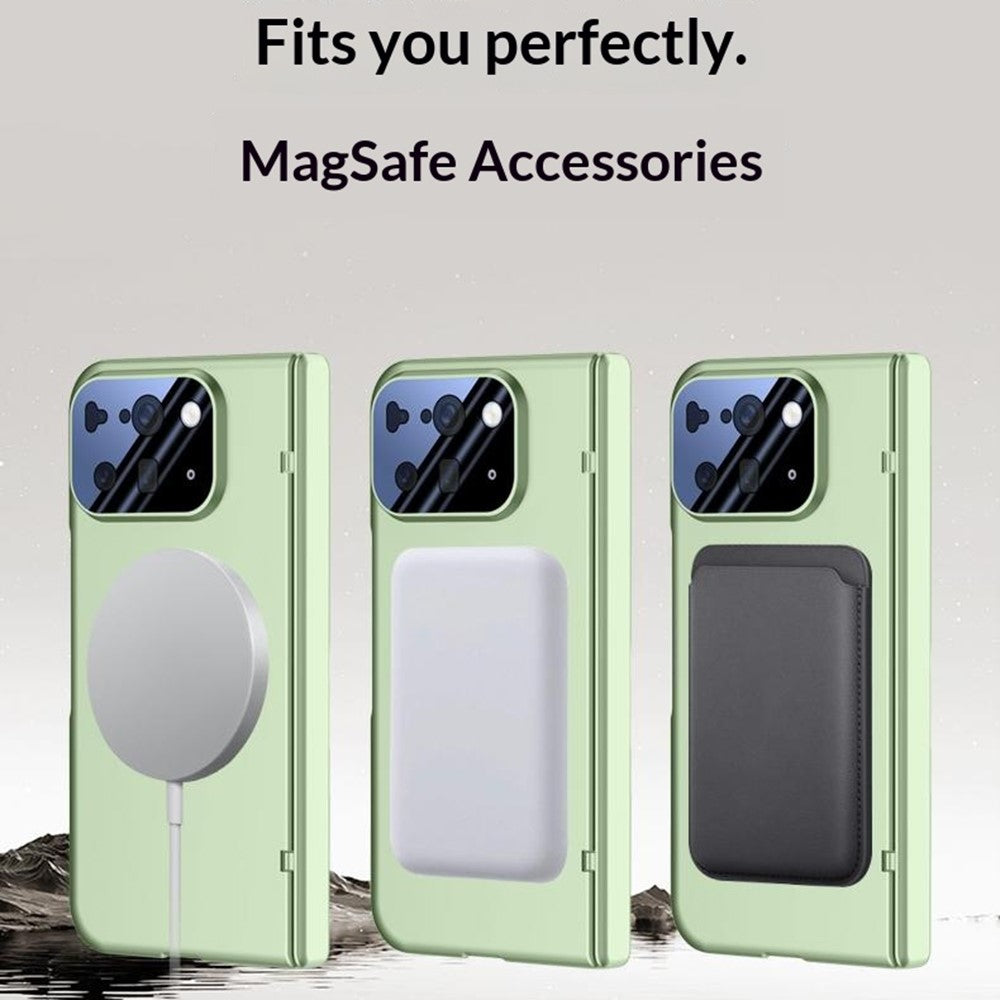 For Google Pixel 10 Pro Fold Magnetic Case Kickstand Skin Touch PC Phone Cover Built-In Screen Protector