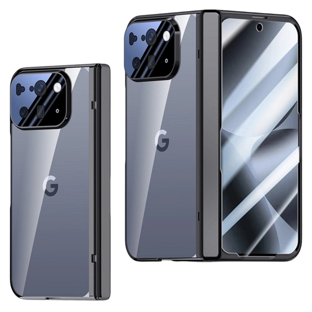 For Google Pixel 10 Pro Fold Case PC + Acrylic Phone Cover with Screen Protector Hinge Protection