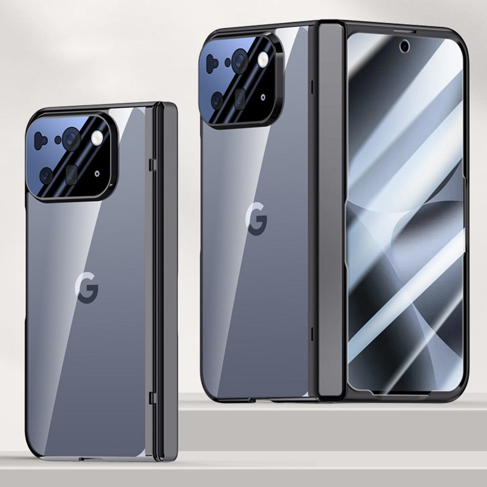 For Google Pixel 10 Pro Fold Case PC + Acrylic Phone Cover with Screen Protector Hinge Protection