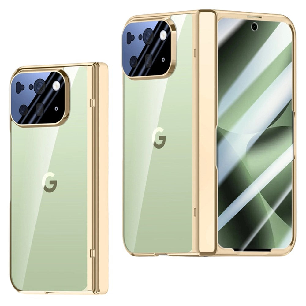 For Google Pixel 10 Pro Fold Case PC + Acrylic Phone Cover with Screen Protector Hinge Protection