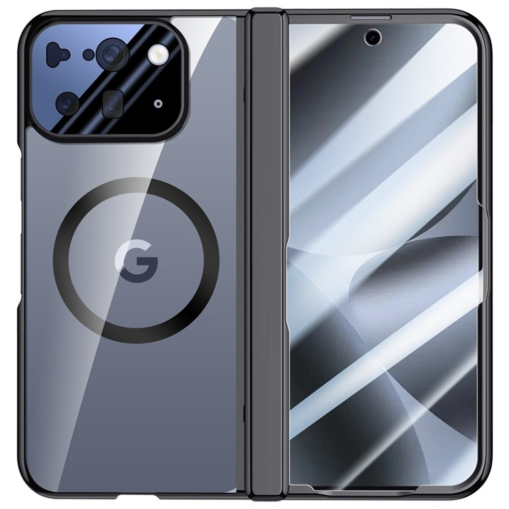 For Google Pixel 10 Pro Fold Magnetic Case Hard PC + Acrylic Phone Cover with HD Screen Protector