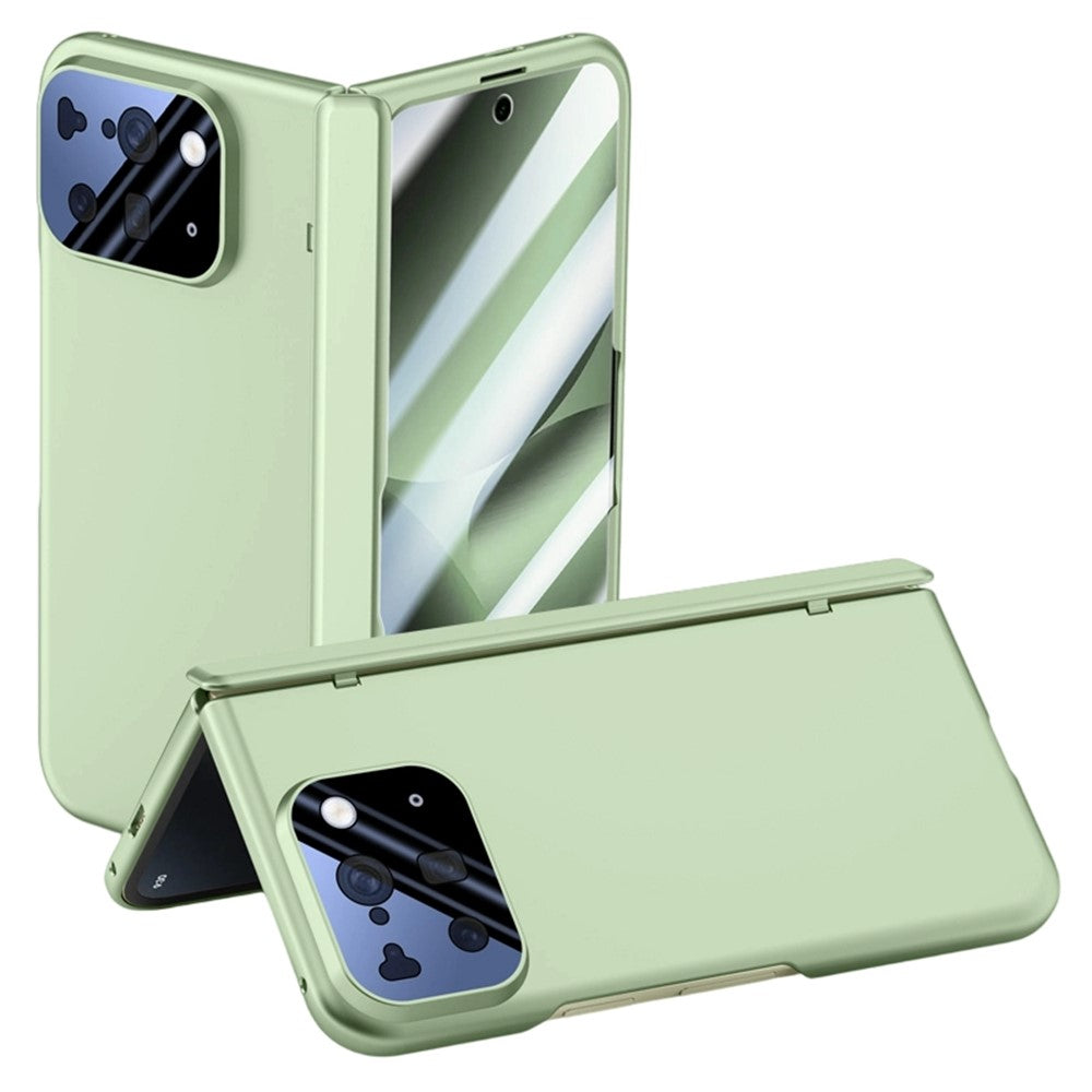 For Google Pixel 10 Pro Fold Case Hard PC Hinge Protection Phone Cover with Rear Small Screen Protector