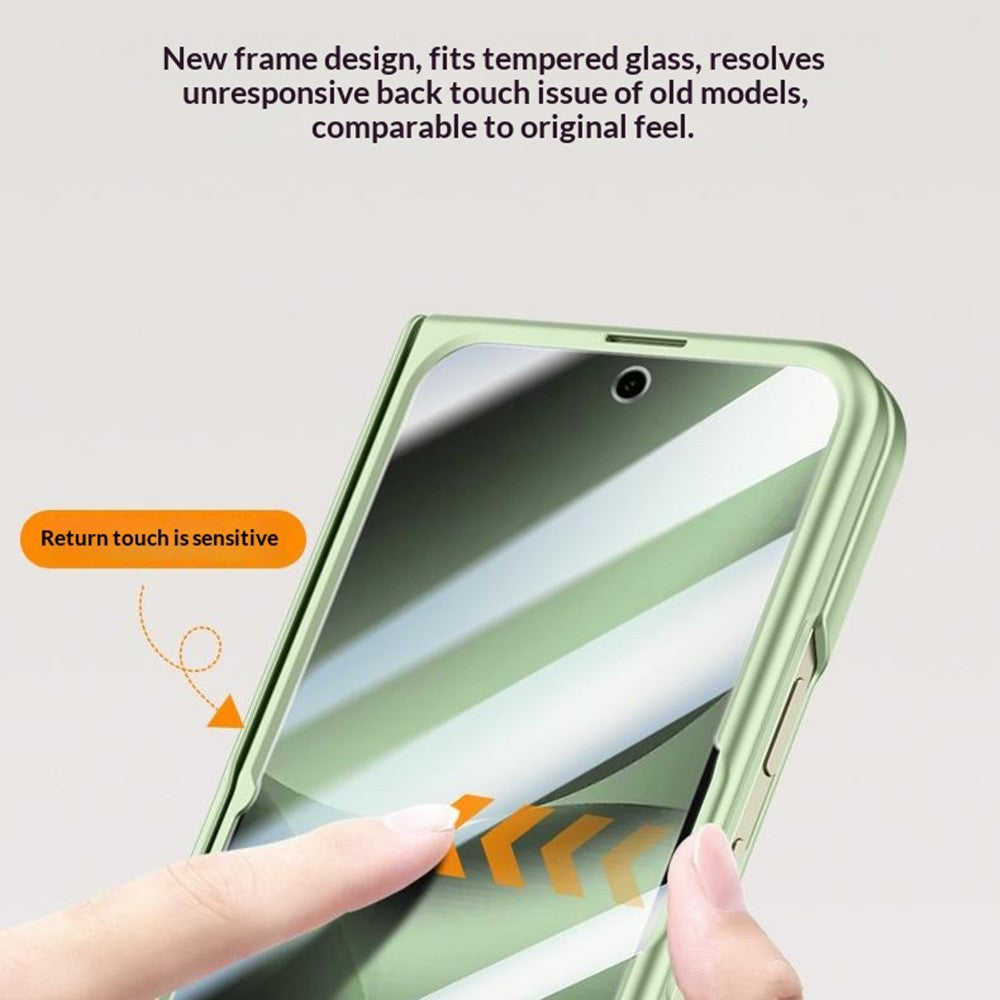 For Google Pixel 10 Pro Fold Magnetic Case Hard PC Phone Cover with Rear Small Screen Protector