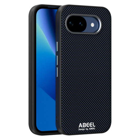 Google Pixel 10a Handyhülle – ABEEL Magnetische , bedrucktes PC-TPU-Aluminiumlegierungs-Leder-Handycover