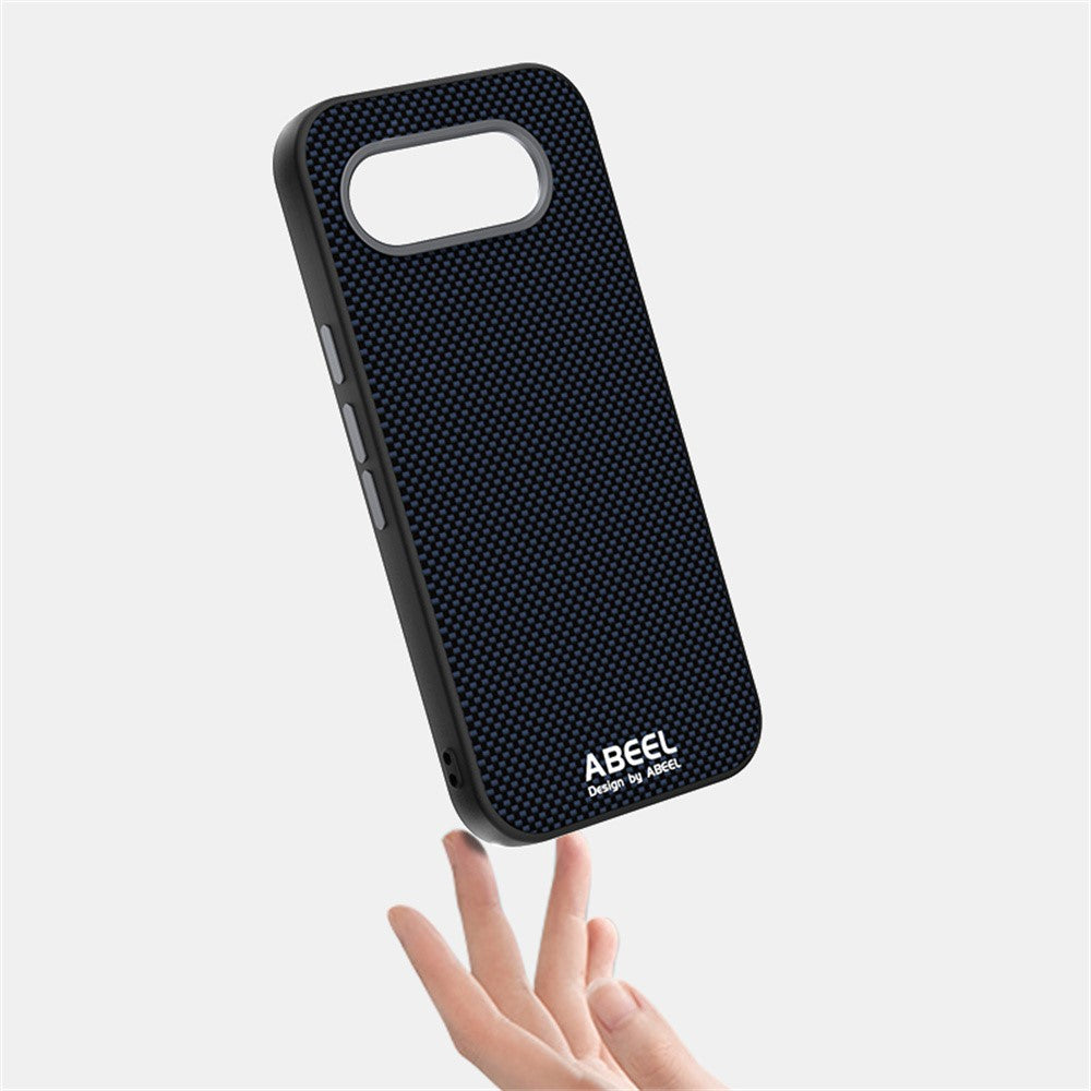ABEEL For Google Pixel 10a Magnetic Case Printed PC TPU Aluminum Alloy Leather Phone Cover