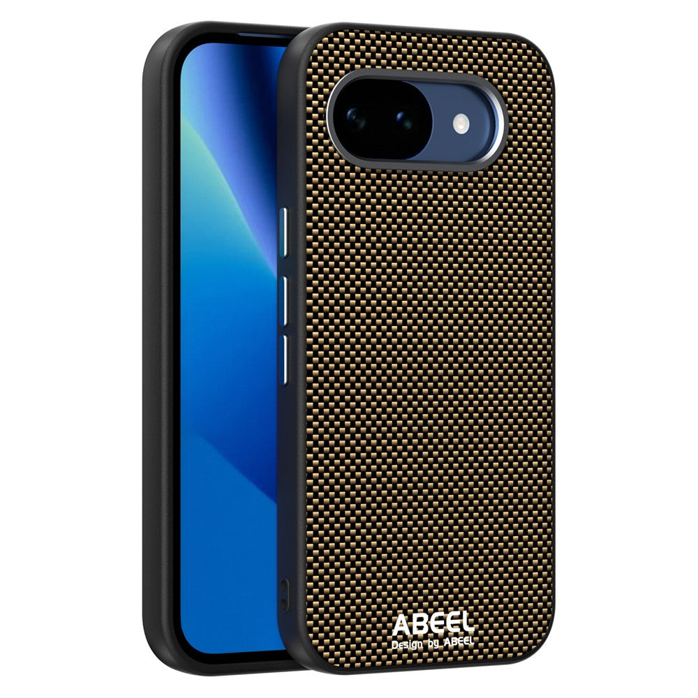 ABEEL For Google Pixel 10a Magnetic Case Printed PC TPU Aluminum Alloy Leather Phone Cover