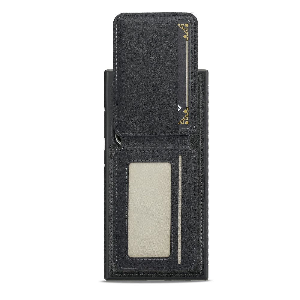 LC.IMEEKE L3 For Samsung Galaxy S26 Ultra Magnetic Case Detachable Card Holder Leather TPU Mobile Cover